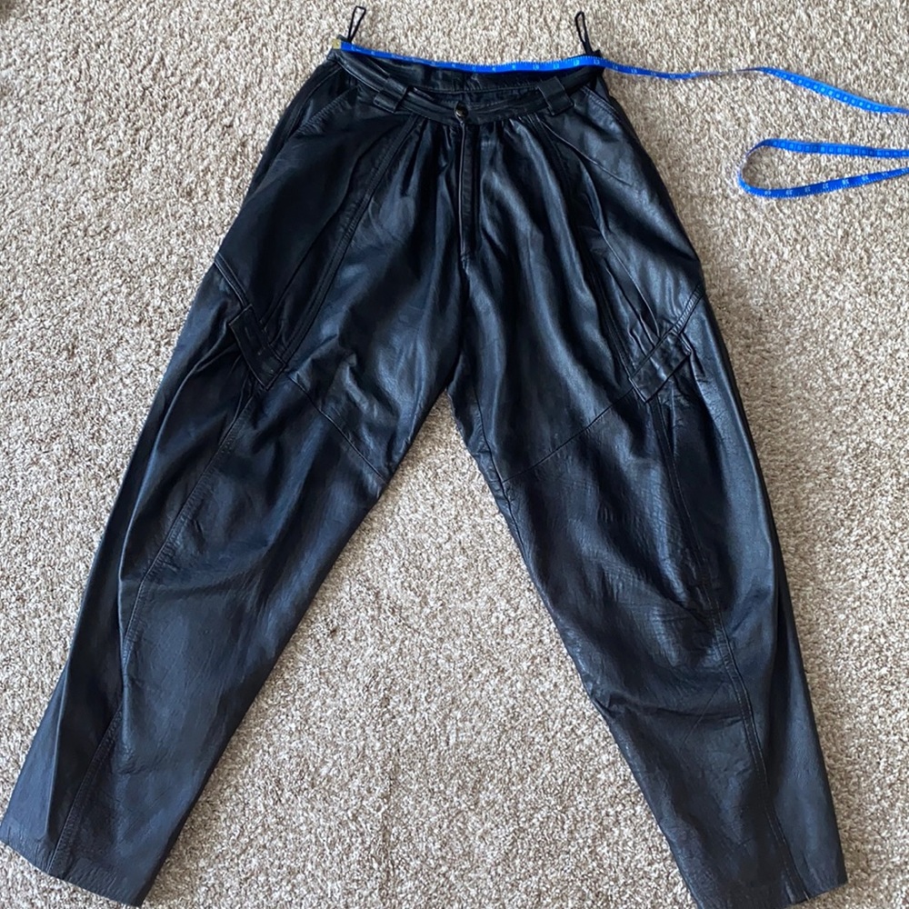 Leather pants EU38/M/ 8
